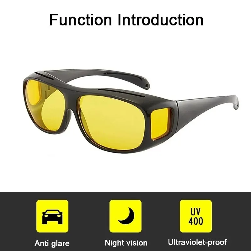 Drivers Goggles Interior Accessory Protective Gears Sunglasses Night Vision Glasses Anti Glare Car Driving Glasses