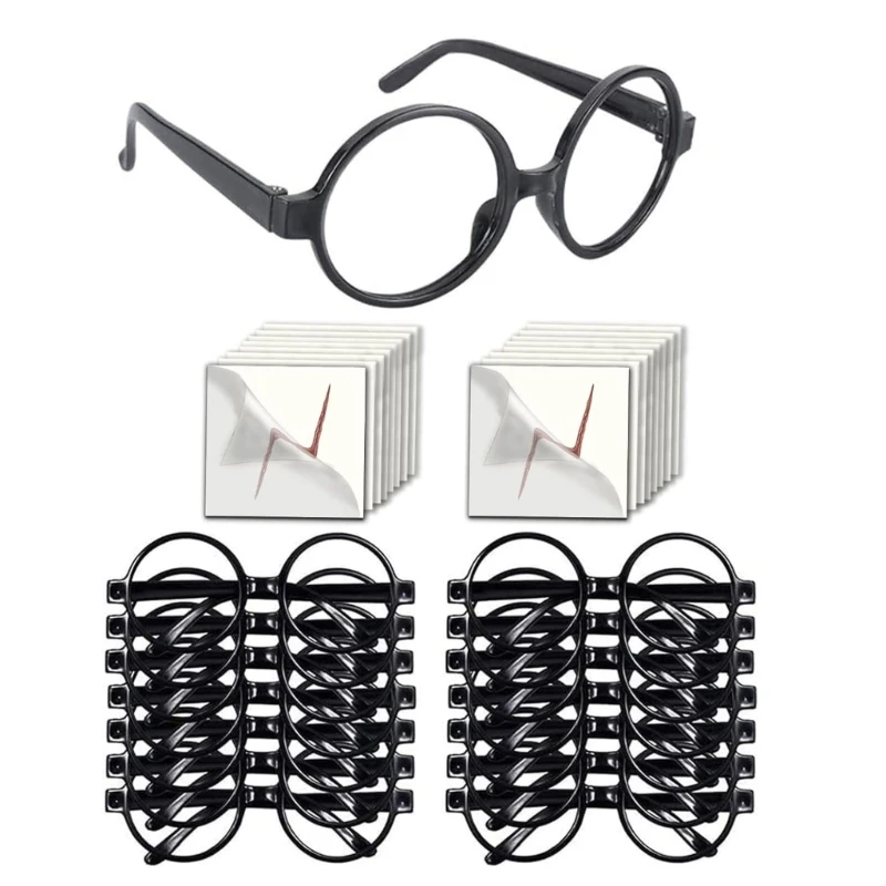 

Cosplay Eyeglasses EyeWear Holiday Party Props Boys Girls Wizard Witch Eyeframes