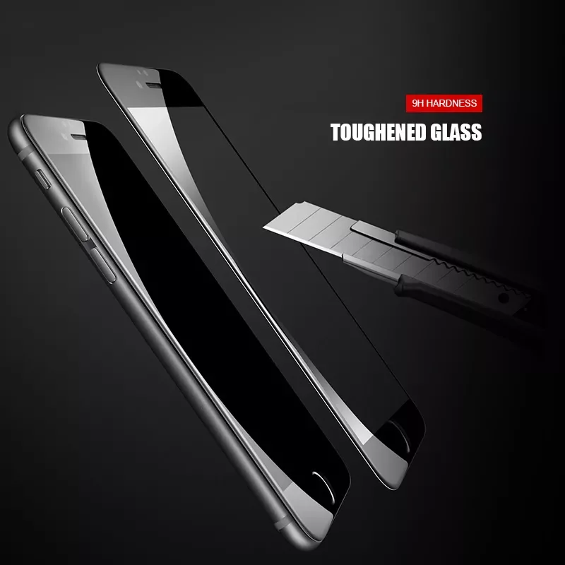 

New Fashion For iPhone 8 7 6 6S Plus 5 5S SE 2020 Screen Protector On iPhone 11 Pro XS Max X XR Protective Film Full Cover Tempe
