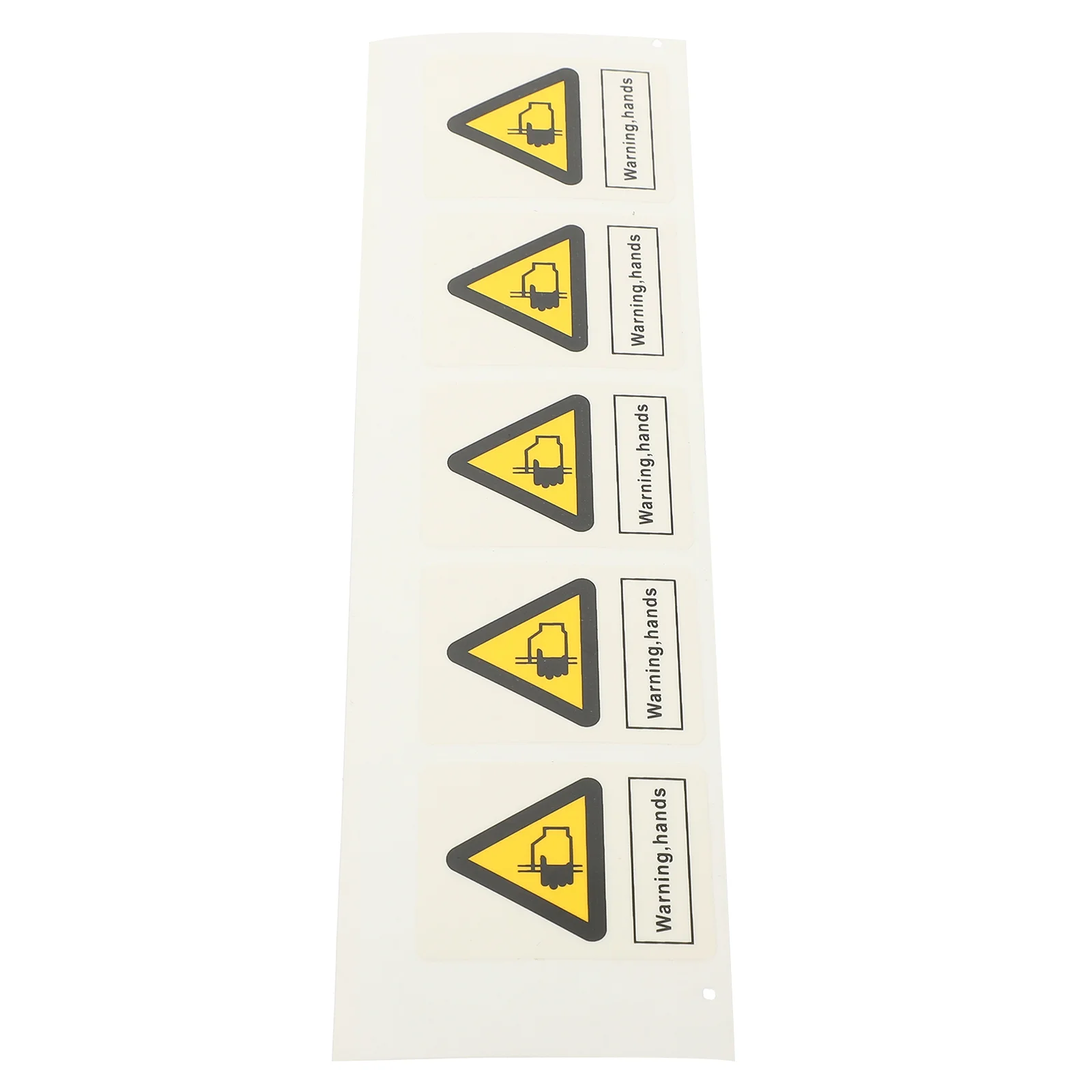 

5pcs High Voltage Sticker Hand Crushing Warning stickers Hand Safety Decals