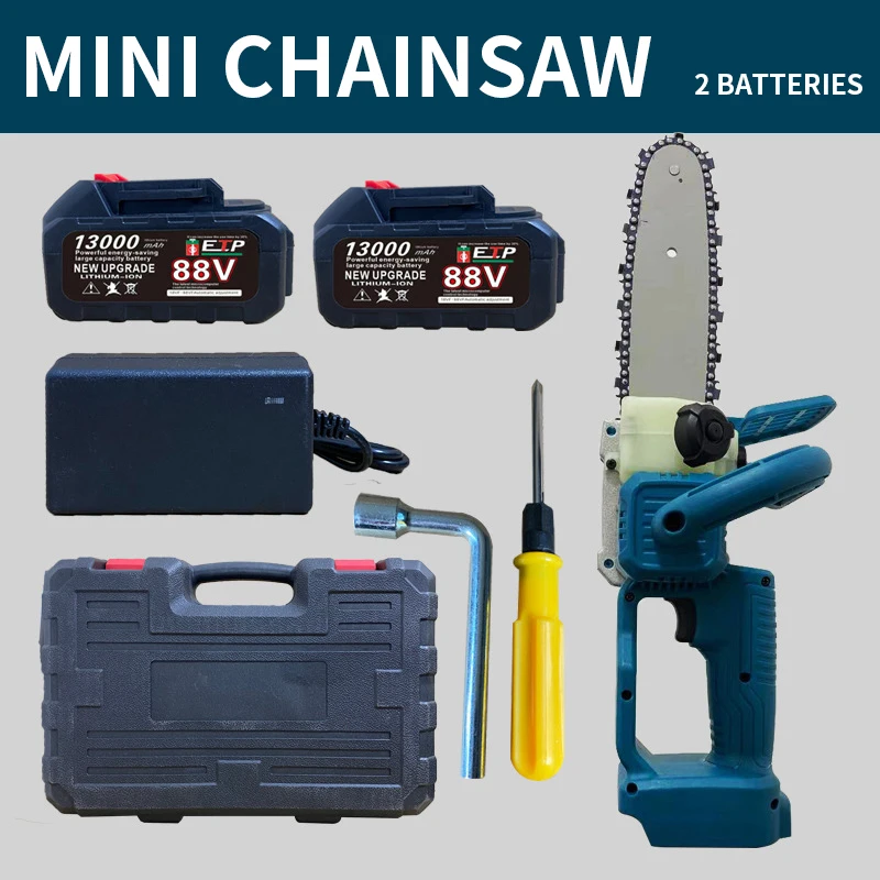 

Electric Chainsaw Bracket Cordless Chain Saw 1800W Wood Cutter Cutting Machine Woodworking Tools for 88V Makita Battery