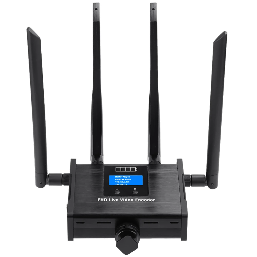 

H.264 H.265 HDMI Wireless Video Encoder for live streaming over 4G to youtube SRT encoder