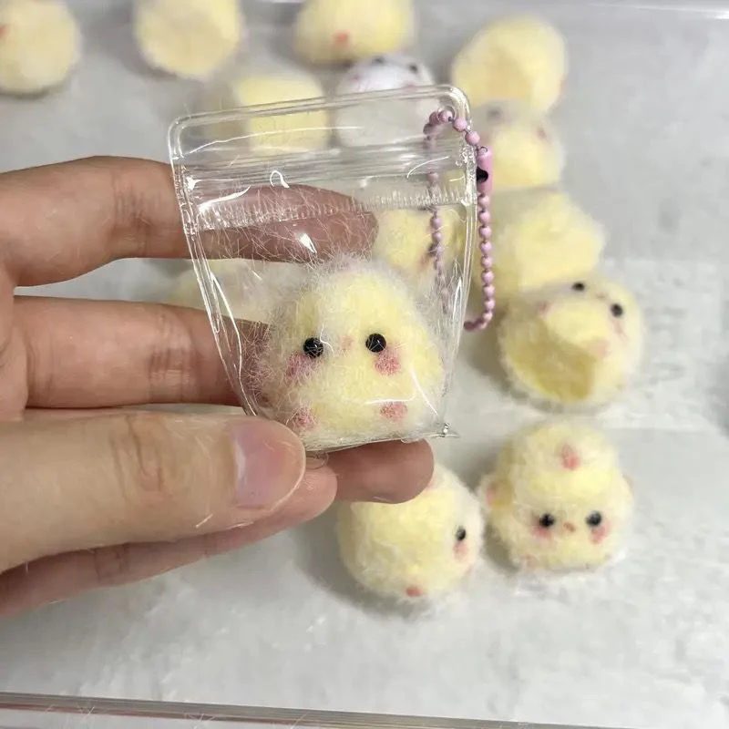 2 шт. миниатюрные игрушки для снятия медленного отскока липкие TPR Mini Chick игрушка