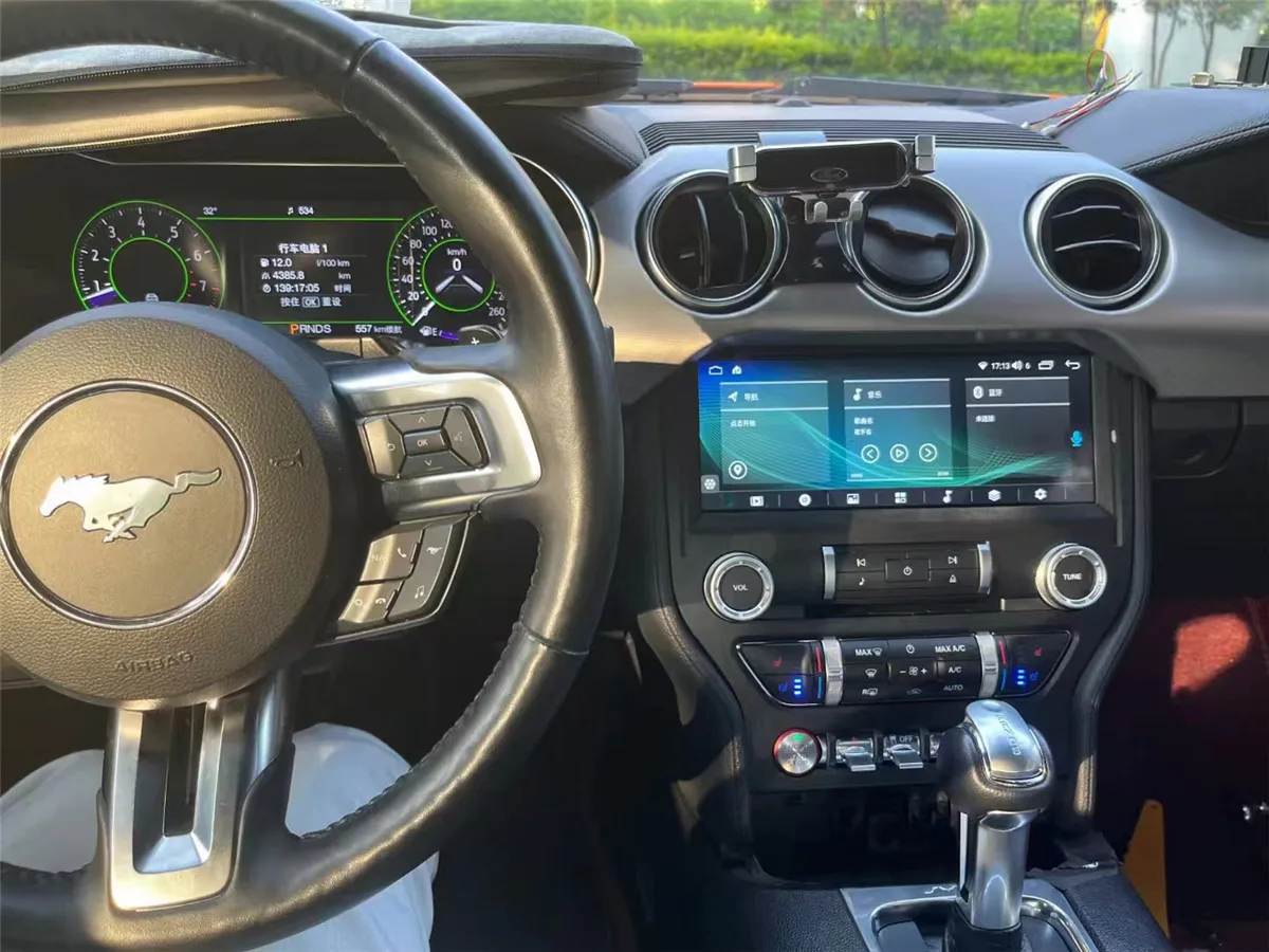 Автомобильный радиоприемник на Android 13 8 ГБ 256 GPS-навигация для Ford Mustang 2015-2019
