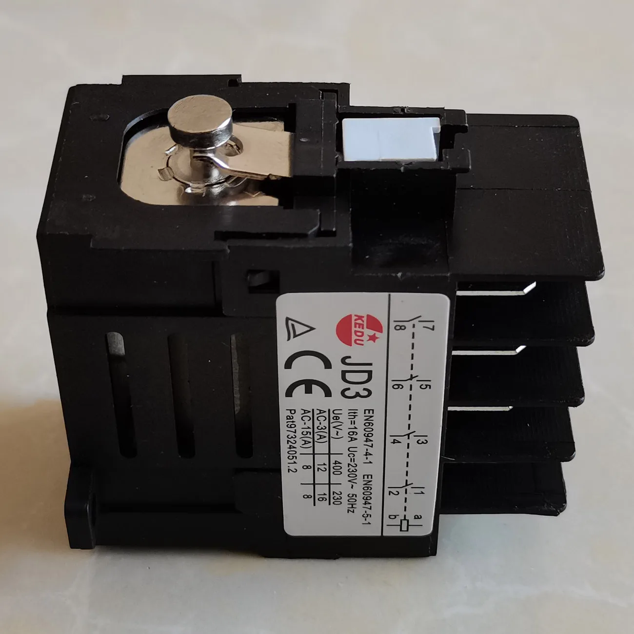 

KEDU JD3 10Pins 230V 50Hz 16A электрическое реле 4NO с функцией отключения питания и защиты от пониженного напряжения