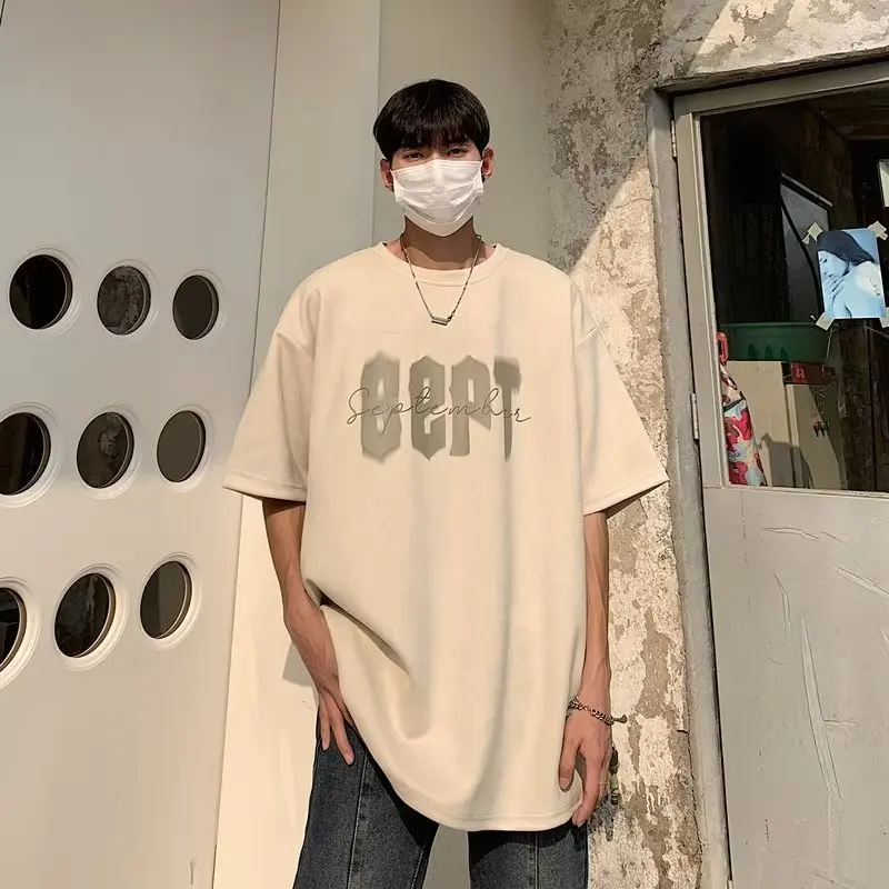 

2023 New ELRVIKE Clothing Men T Shirt Men's Summer Cotton T-Shirt Fashion Style