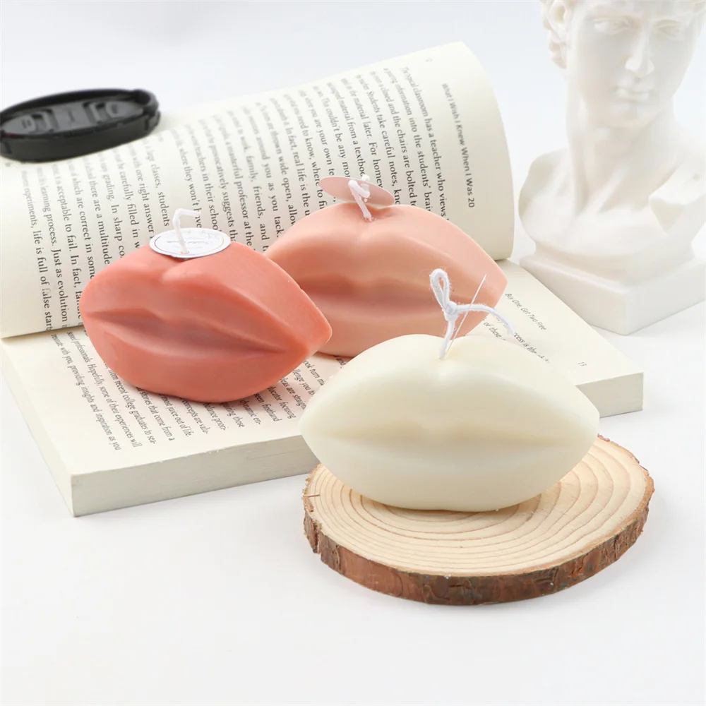 

DIY Handmade Soap Scented Candle Mold 3D Bow-knot Mouth Silicone Candle Making Plaster Clay Mold Craft Gifts Home Decor