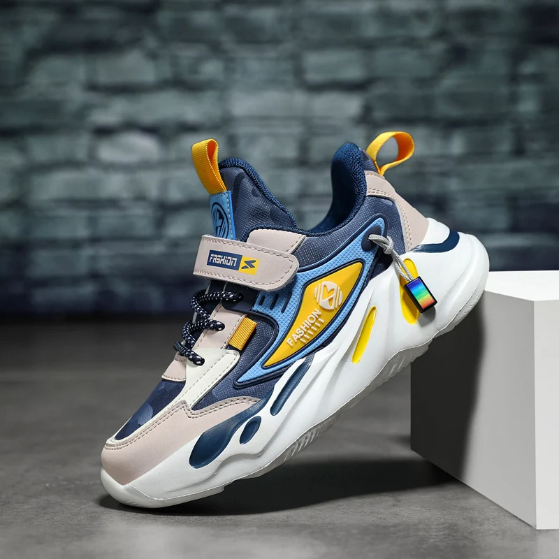 

Brand Sneakers Kids Sport Shoes Waterproof Running Shoes Boys Sneakers Tenis Breathable Antislip Children Shoes Chaussure Enfant
