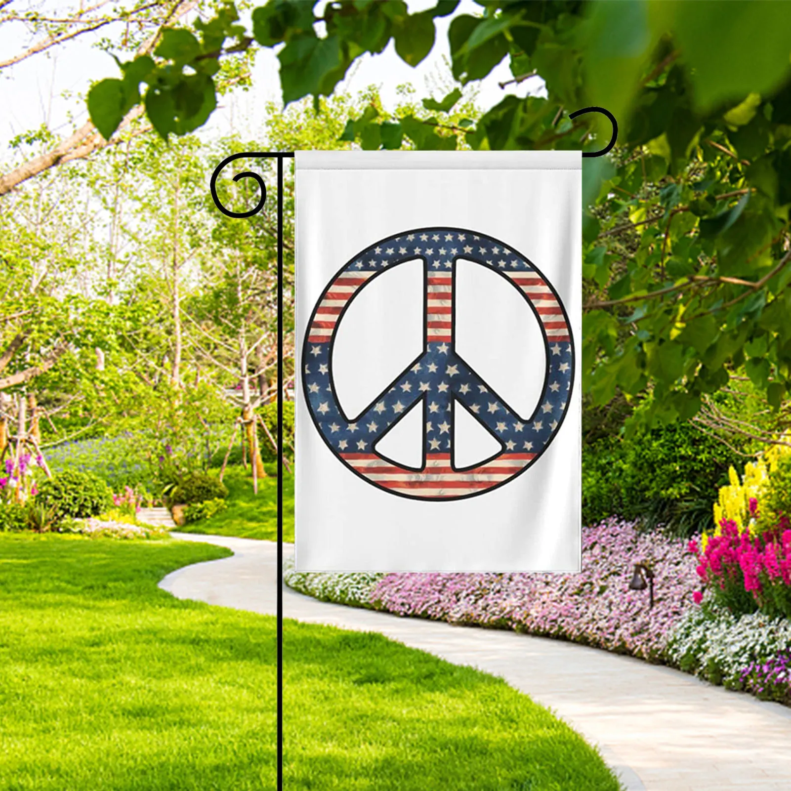 

Садовый флаг США с защитой от УФ-излучения