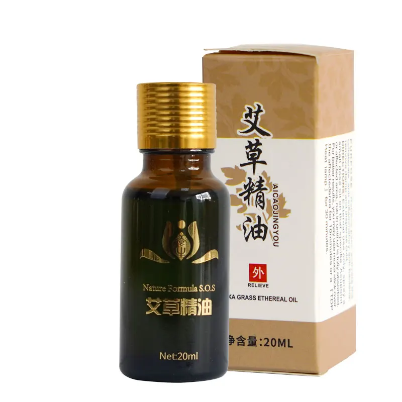 

20ml Wormwood Essential Oil Pure Natural Mugwort Moxibustion Guasha SPA Skin Scraping Oil for Body Massage Health Care