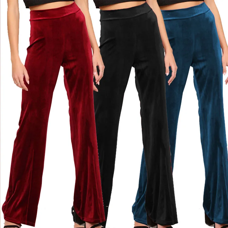 2022 Summer New Yoga Fashion Casual Pure Color High Waist Elastic Women's Pants