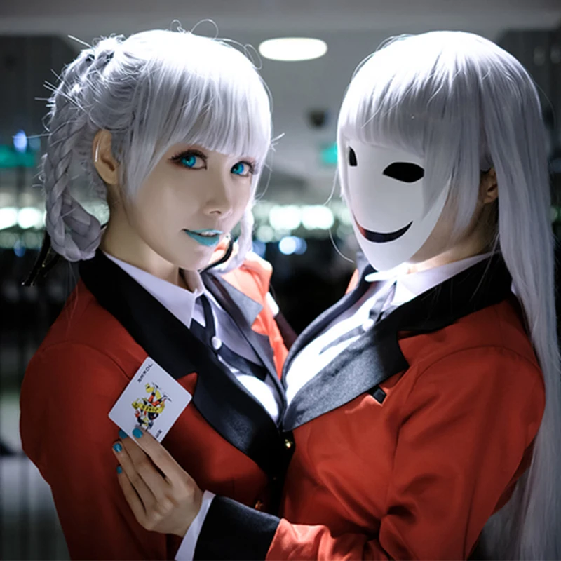 Костюм для косплея аниме Kakegurui Momobami riririka комбинированный игровой костюм красная