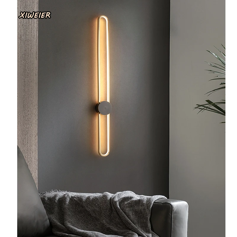 

Light Luxury Fashion Black Gold H65 All Copper Wall Lamp Living Room Study Bedroom Bedside Table Porch Creative Wall Lamp