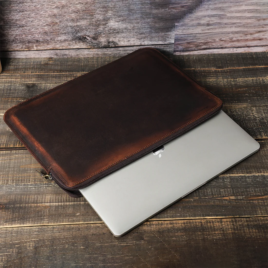 

Briefcase Laptop Men 13.3 15.4 16 inch Cowhide Handbag Sleeve Tablet Pouch Case For iPad Macbook Lenovo Thinkpad Matebook Funda