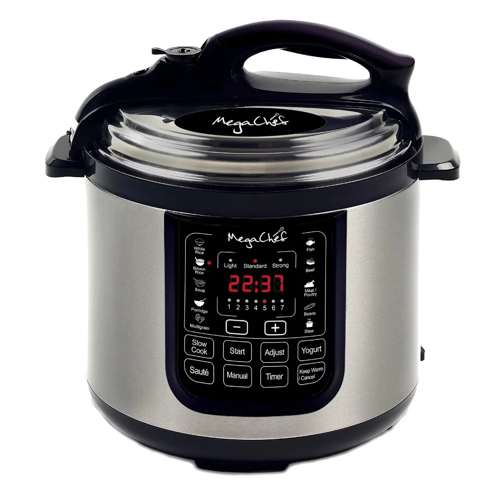 

8 Quart Electric Pressure Cooker With 13 Pre-set Multi Function Features