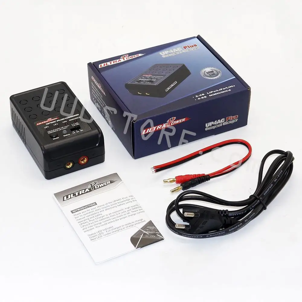 UltraPower UP4AC Plus 30 Вт 2-4S LiPoLiFeLiHV 4-8S NiCdNimh многохимическое зарядное устройство переменного тока для радиоуправляемого вертолета, модели дронов, игрушки (art.: 3920cb2ade096) - 3920cb2ade096