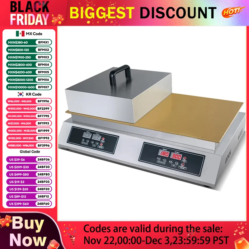 Двухсторонняя суфле-машина 2600 Вт коммерческая суфле Дораяки аппарат для