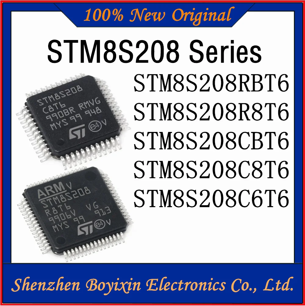 Чип STM8S208C6T6 STM8S208C8T6 STM8S208CBT6 STM8S208R8T6 STM8S208RBT6 STM8S208 STM8S STM8 STM IC MCU Чип STM8S208C6T6 STM8S208C8T6 STM8S208CBT6 STM8S208R8T6 STM8S208RBT6 STM8S208 STM8S STM8 STM IC MCU