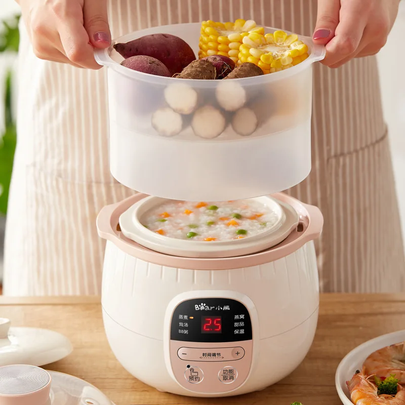 baby porridge pot stewpan electric stew ceramic cooker cooking purple sand stewing appliances kitchen home free global shipping