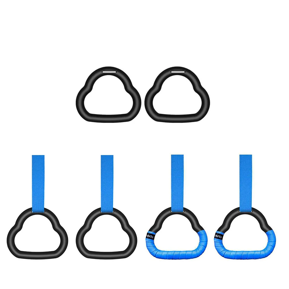 

Пластиковые гимнастические кольца для детей с ремешками, противоскользящие комнатные гимнастические тренажеры для силовых тренировок, фи...