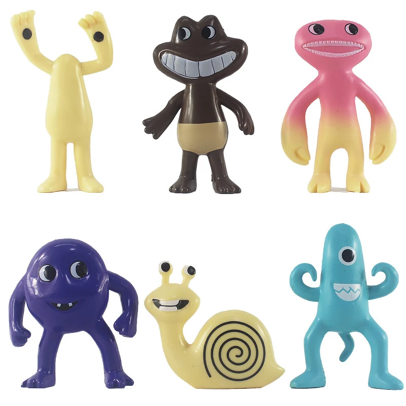 6pcs Banban Garden Plush Monster Figures Horror Game Doll Bo