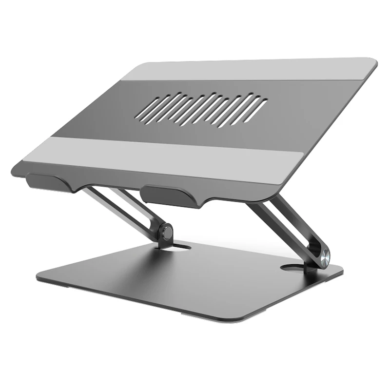 

newly alloy flexible foldable adjustable height aluminum 180 degree rotating laptop stand laptop stand