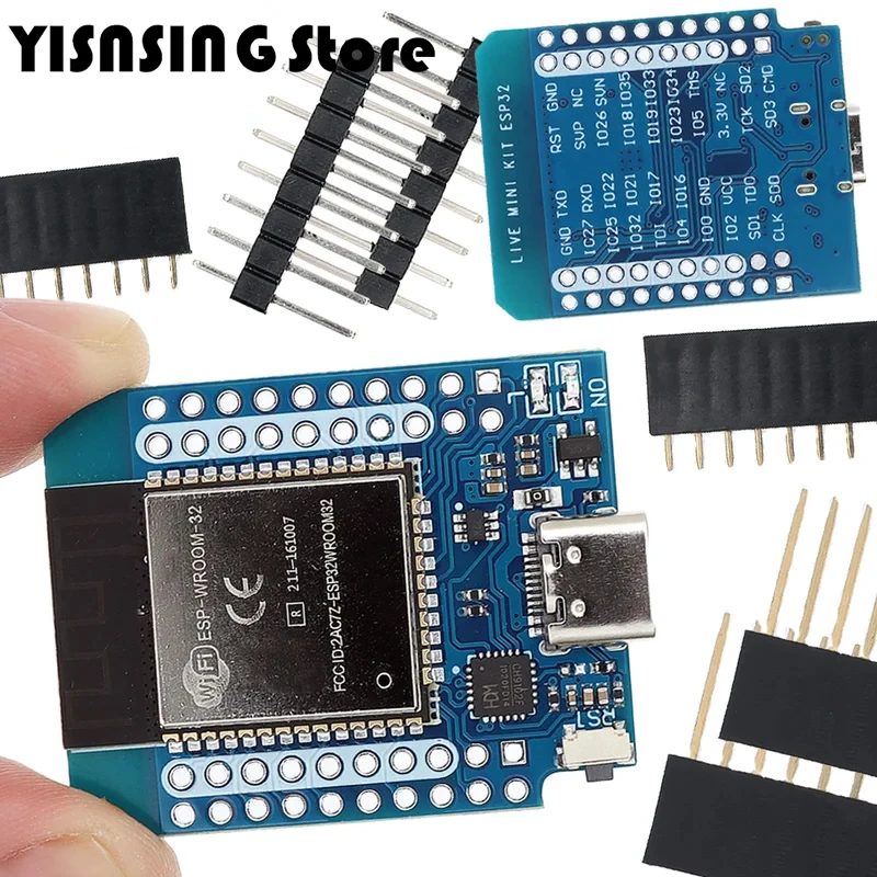 Фото D1 MINI ESP32 WiFi Bluetooth ESP-32 CH9102 Последовательный чип Интернет вещей Макетная плата для Arduino №1
