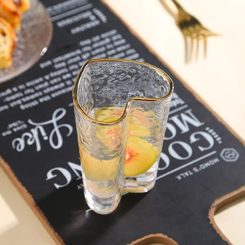 1 шт. стеклянная кружка-неваляшка в форме сердца 210 мл 7 унций