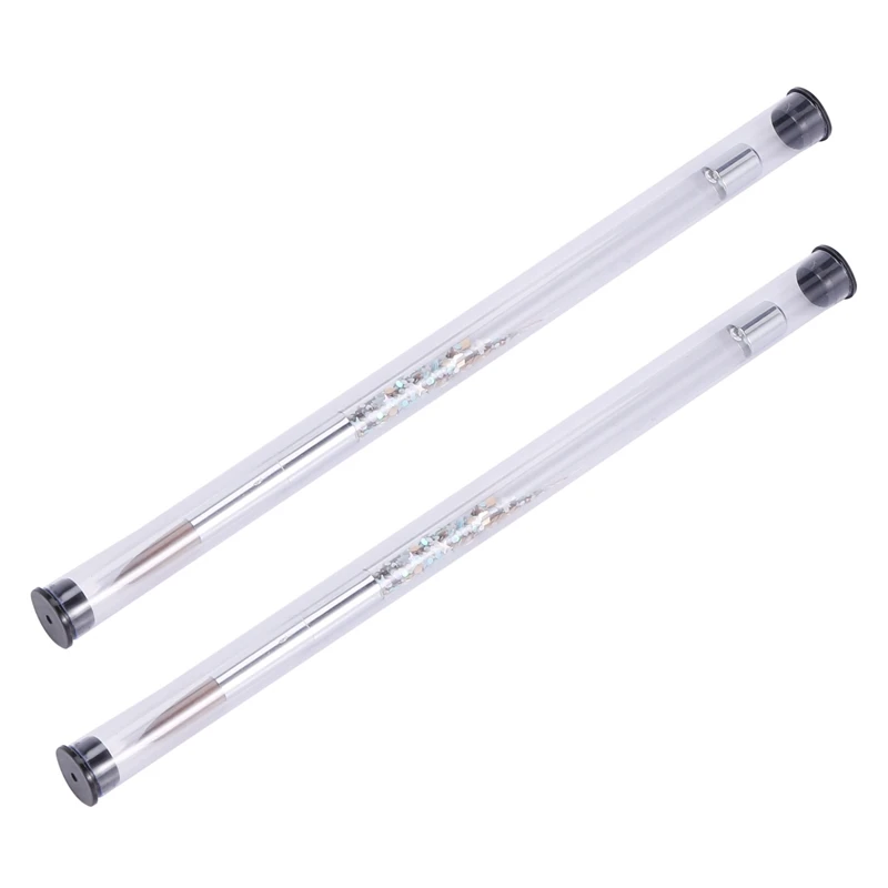 

2Pc Rose Gold Kolinsky Sable Acrylic Nail Brush With Liquid Flow Glitter Nail Art Brush For Nail Art Tool 14