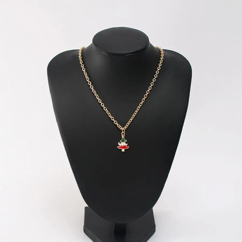 

Long Service Time Titanium Steel Anti-allergic Christmas Theme Pendant Women Necklace Pendant Necklace for Daily Wear