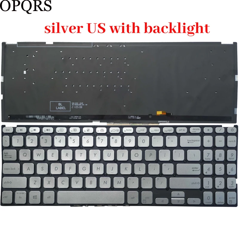 Русская/американская/латинская клавиатура для ноутбука ASUS Vivobook F512 F512D F512DA F512DA-DB34