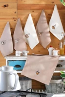6 pcs embroidered set kitchen kitchen utensil kitchen towel made in turkey 2021 6 pcs wholesale price sale