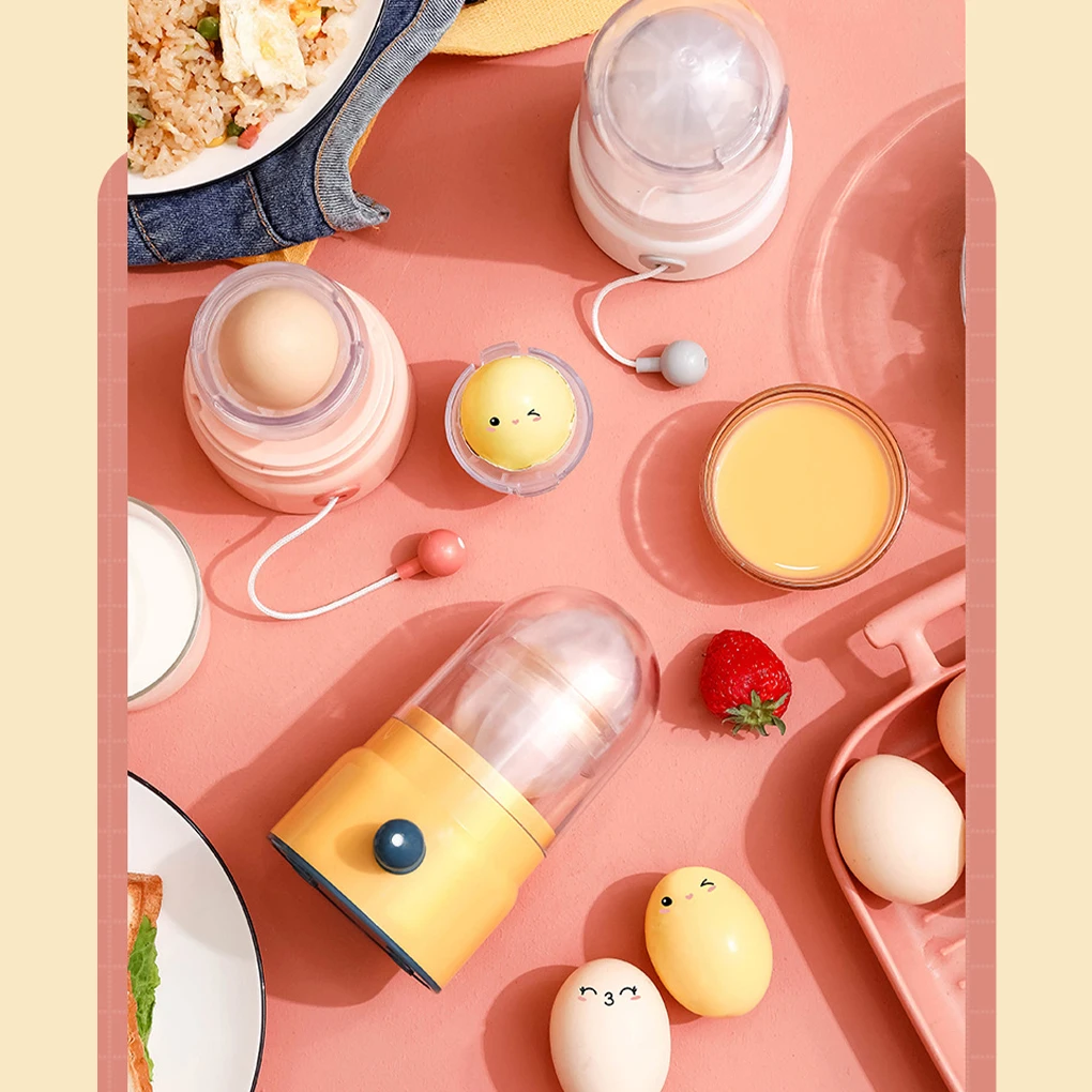 

ABS Silicone Egg Scrambler Puller Hand Powered Washable Mixer Kitchen Tool Mix Manual Scrambler Without Breaking Eggs