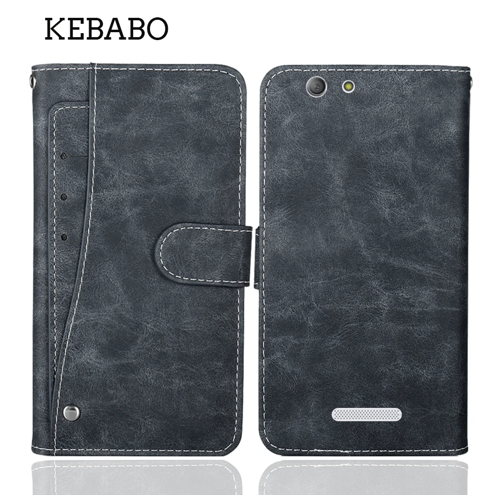 

Fashion Leather Wallet Pelephone Gini W5 Case Flip Luxury Card Slots Cover Magnet Phone Protective Bags