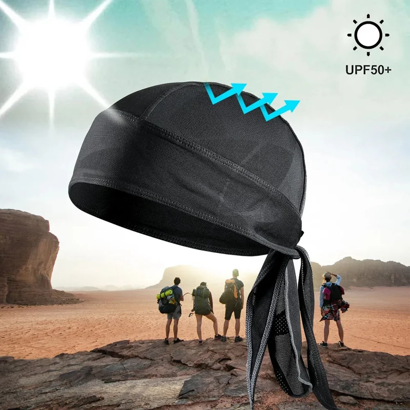 Быстросохнущая бандана повязка на голову для мужчин головной шарф езды