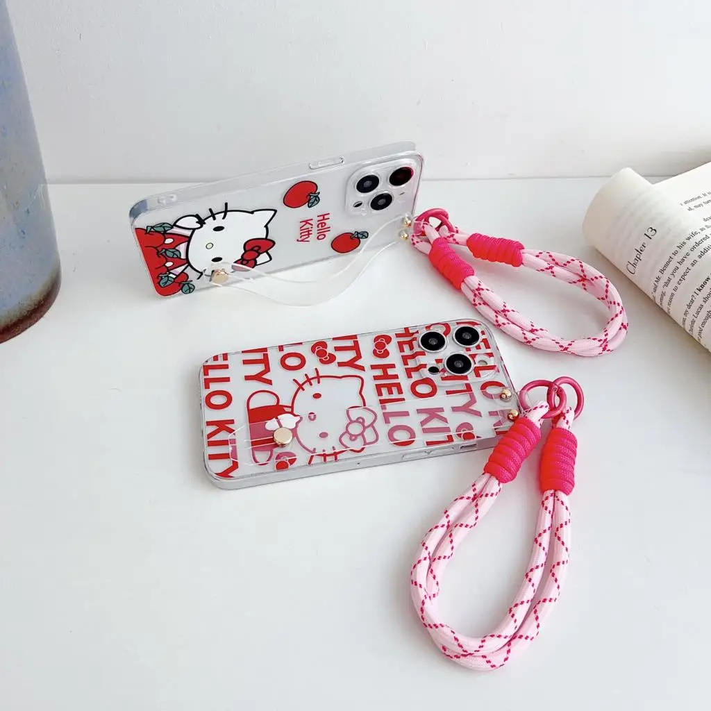 Ремешок на запястье Hello Kitty для Vivo Y75 Y33 Y55 T1 Y52T Y55s Y76 Y83 Y81 V11 X21s V20 V21 V25 Y02