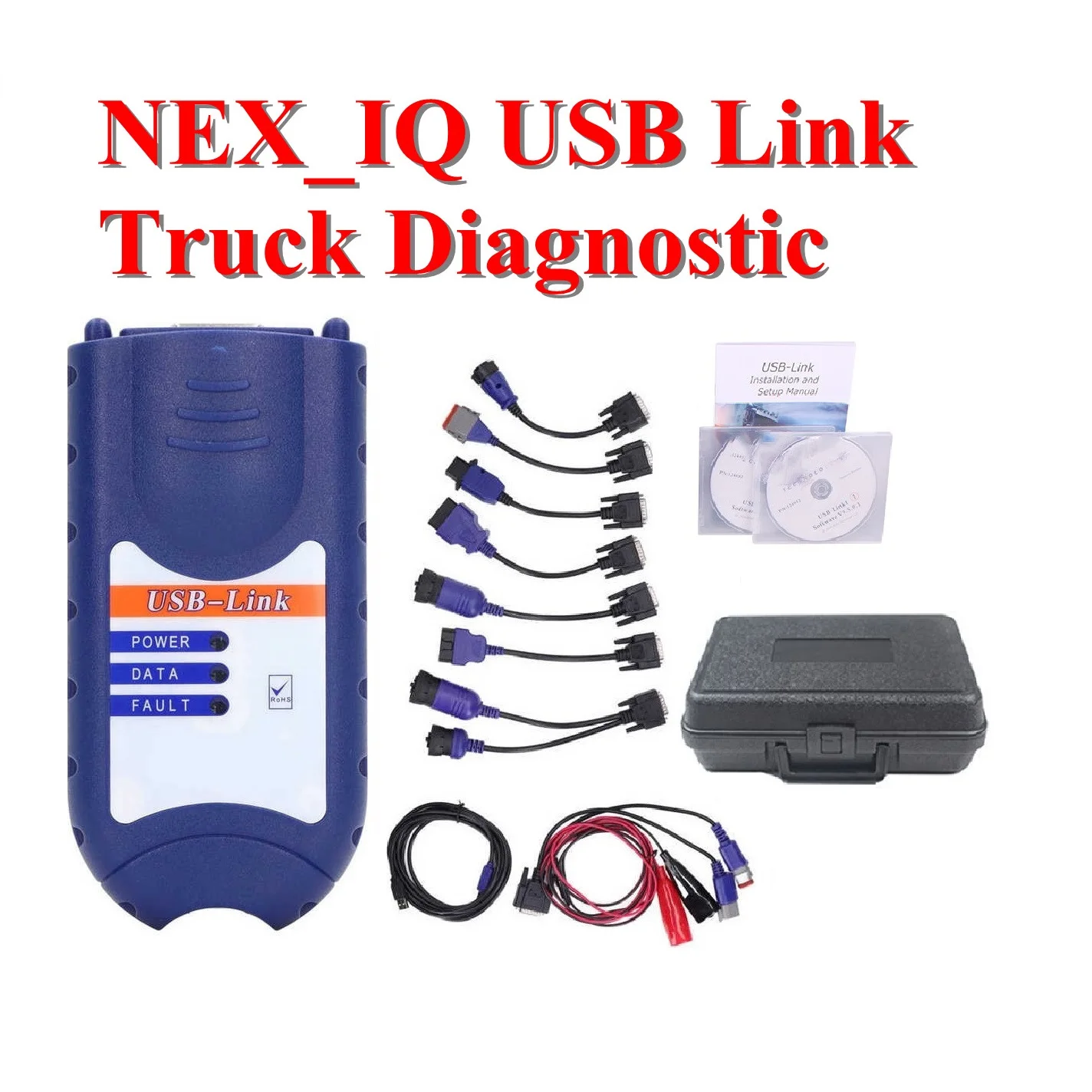 Диагностический Bluetooth-сканер для NEXIQ USB Link2 125032, для дизельных грузовиков