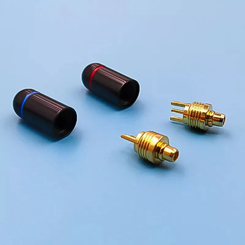 

2pcs MMCX Connector MMCX Pin Plugs For Shure Gold Plated MMCX Connector