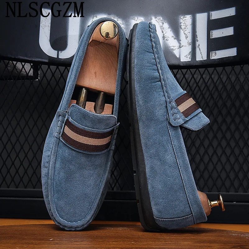 

Мокасины мужские повседневные, роскошные брендовые, обувь для вождения