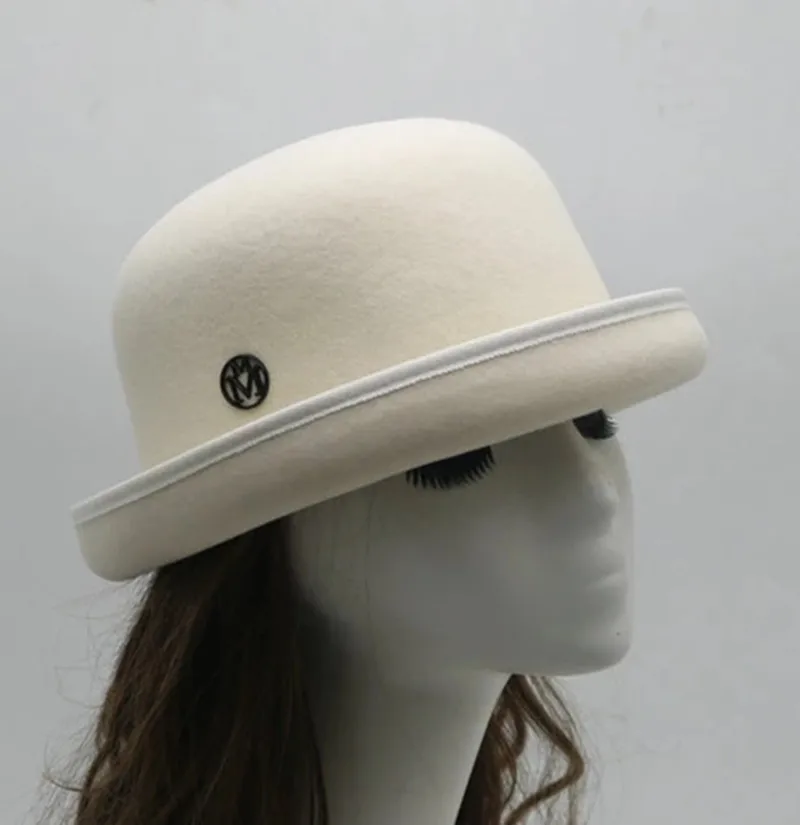 

202211-2506654 Прямая поставка Зимняя шерстяная фетровая мягкая маленькая шляпа-ведро для досуга для женщин