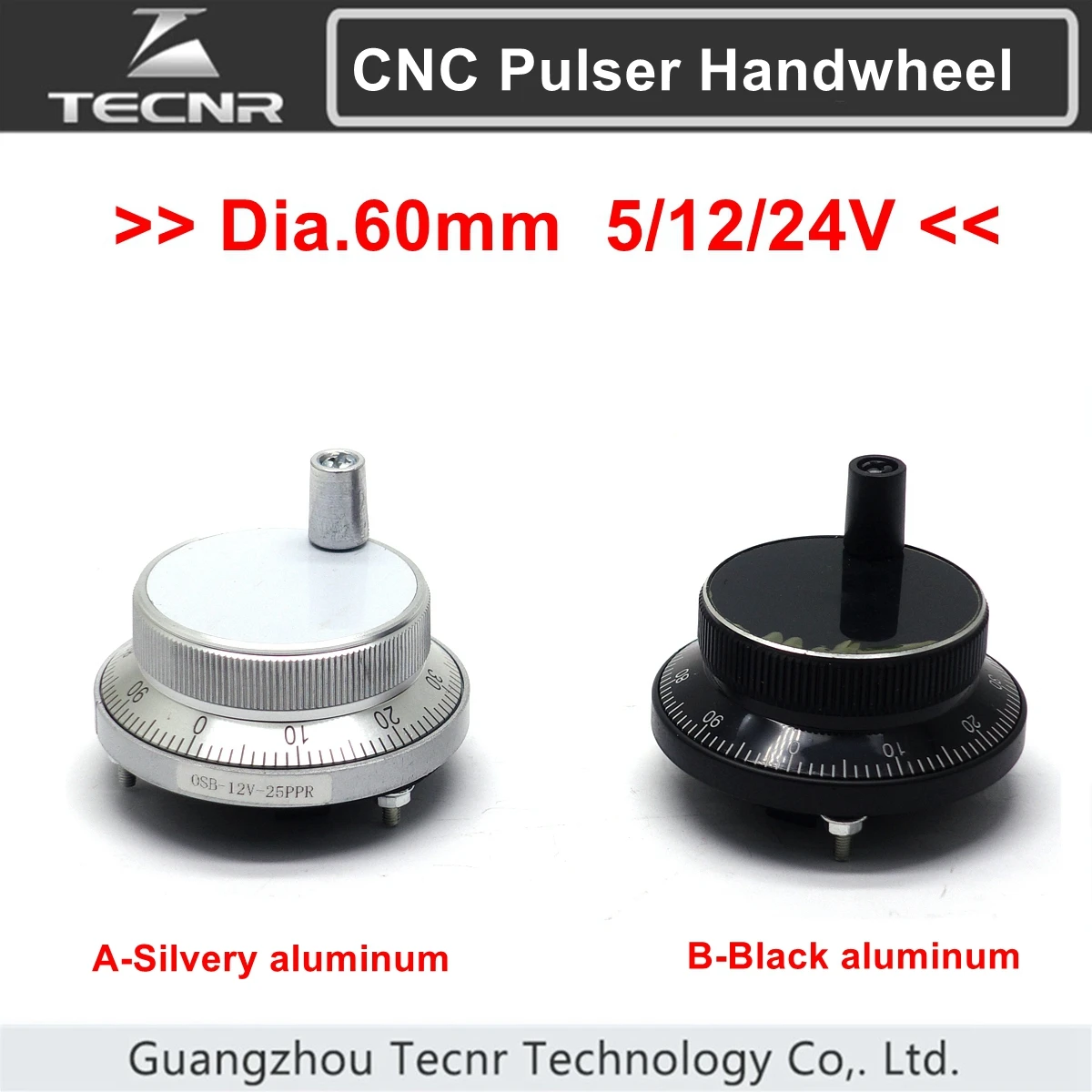 

Электронный маховик TECNR 60 мм 5В/12В/24В