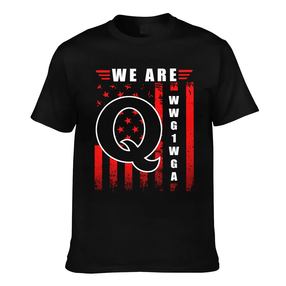 

We Are Q Wwg1wga Hip Hop T Shirt Men Women Oversized T-shirt Harajuku Style Summer Short Sleeve Tee Tops