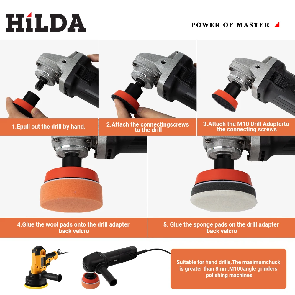 27 шт. набор подушечек для полировки мотоцикла