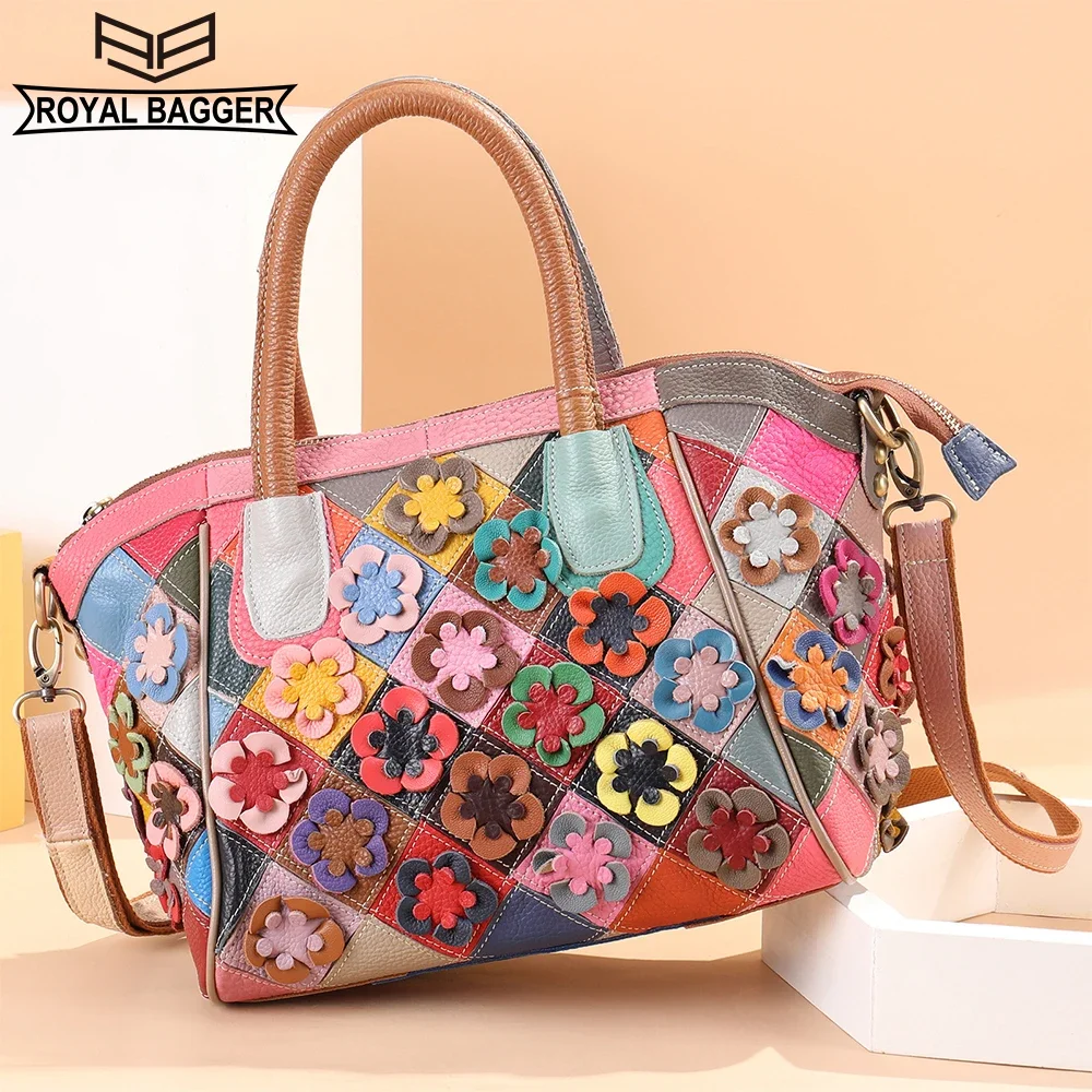 

Женская сумка-тоут из натуральной воловьей кожи, с верхней ручкой