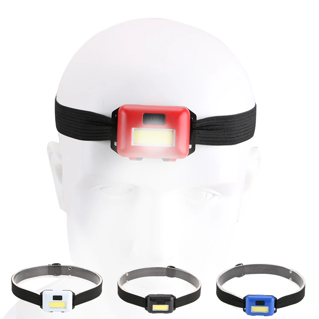 

Head Torch Rainproof Headlights Hiking Accessories Multicolored LED Headlamp Lighting Device Mini Headlamps Red