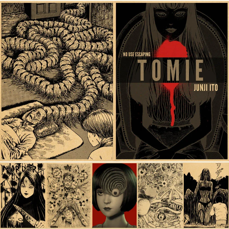 

Junji Ito Wall posters obraz bilder paper painting decor house schilderij obraz cuadros art print