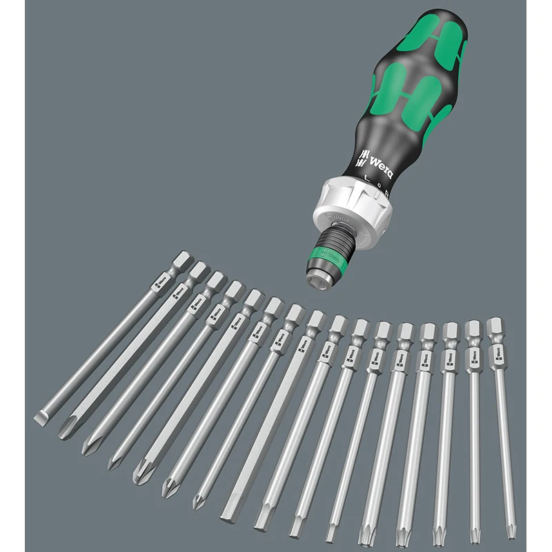 Набор отверток с храповым механизмом WERA 05051040001 17 шт. комплект съемных переносных