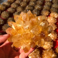 350 450g natural yellow ghost quartz crystal cluster healing crystals raw gemstone specimen for homeoffice decoration fengshui