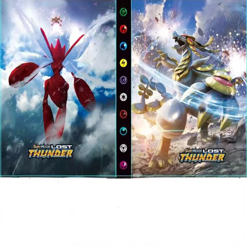 

Pokémon 3D Laser Collection Book can be packed with 240Pcs anime toy collection children's toys children's birthday gifts