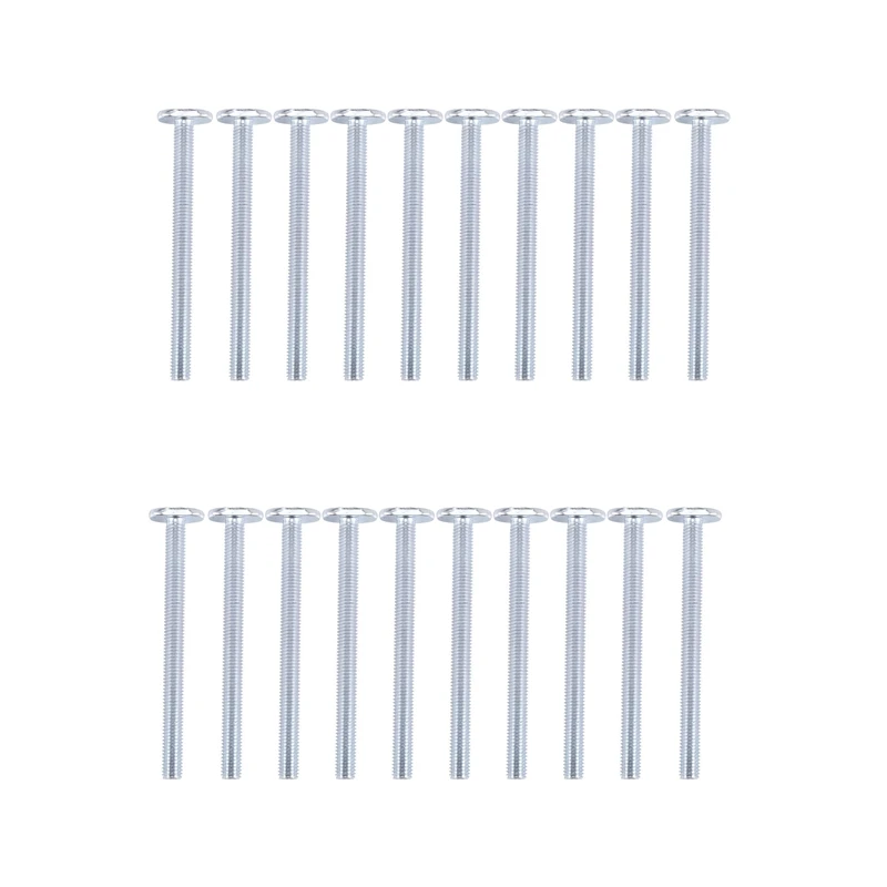 

20Pcs M8x100mm T-Nut Sliding Screws For 30 Series Miter Track T-Slot Woodworking Tool